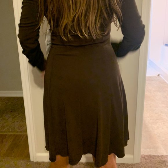 New Fall Brown dress with Silver hardware - Picture 2 of 3
